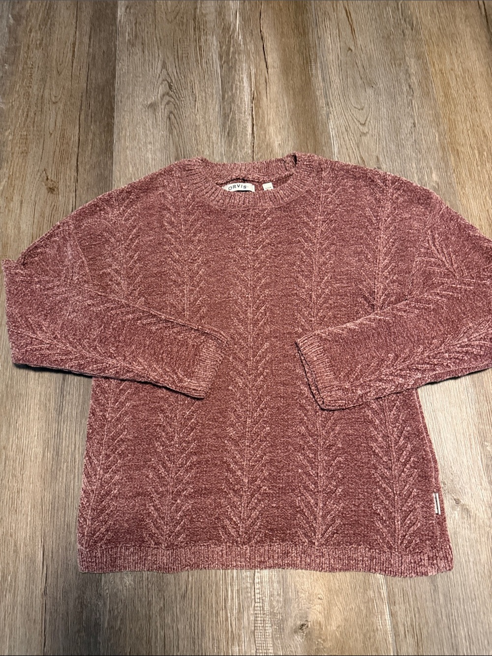 Orvis Women's Rosewood Textured Crewneck Sweater